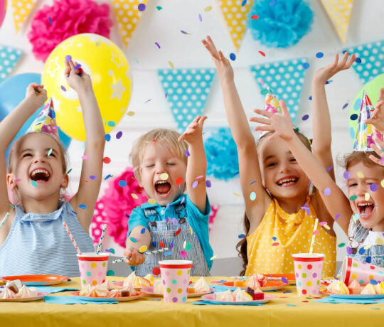 kids having a party