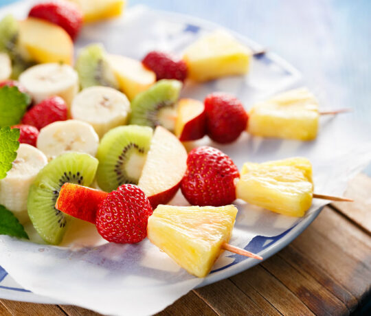 fruit skewers