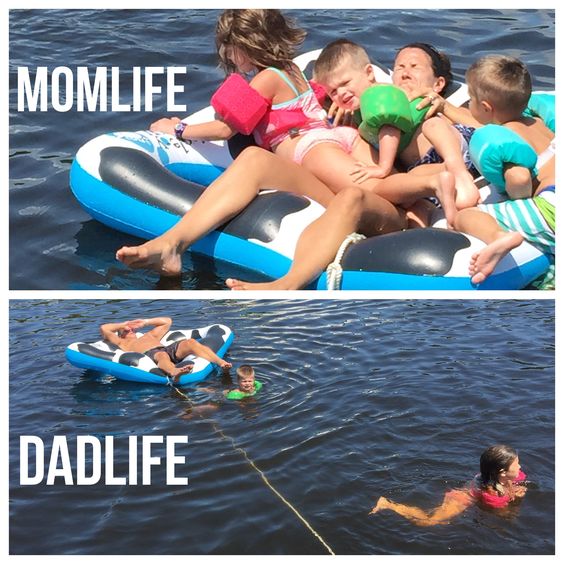 momlife vs dadlife memes