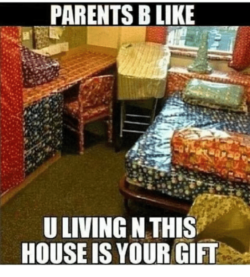 parents & Christmas gifts meme