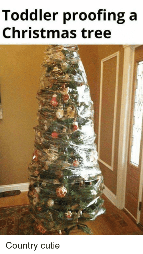 baby proofing tree meme