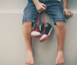 hanging shoes