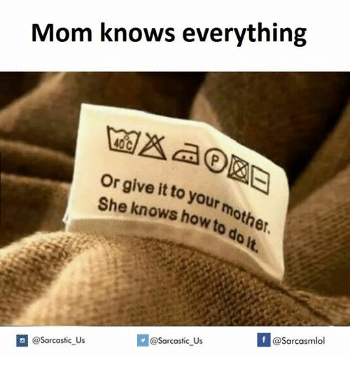 mom instructions for washing