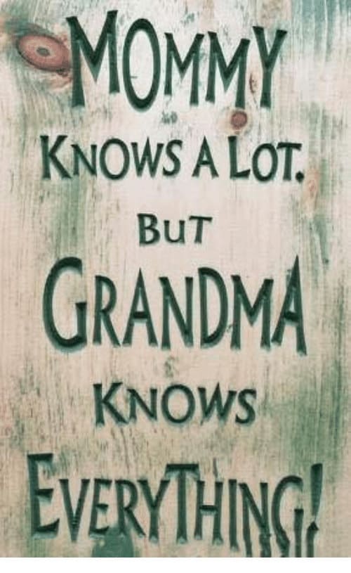 mom vs grandmom meme