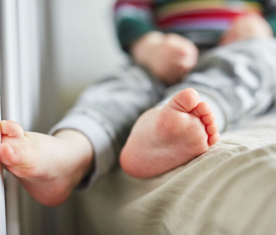 child feet