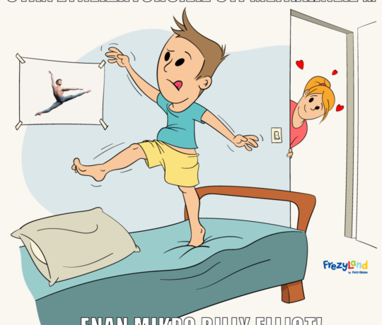 "Όταν συνειδητοποιείς ότι μεγαλώνεις… … έναν μικρό Billy Elliot"