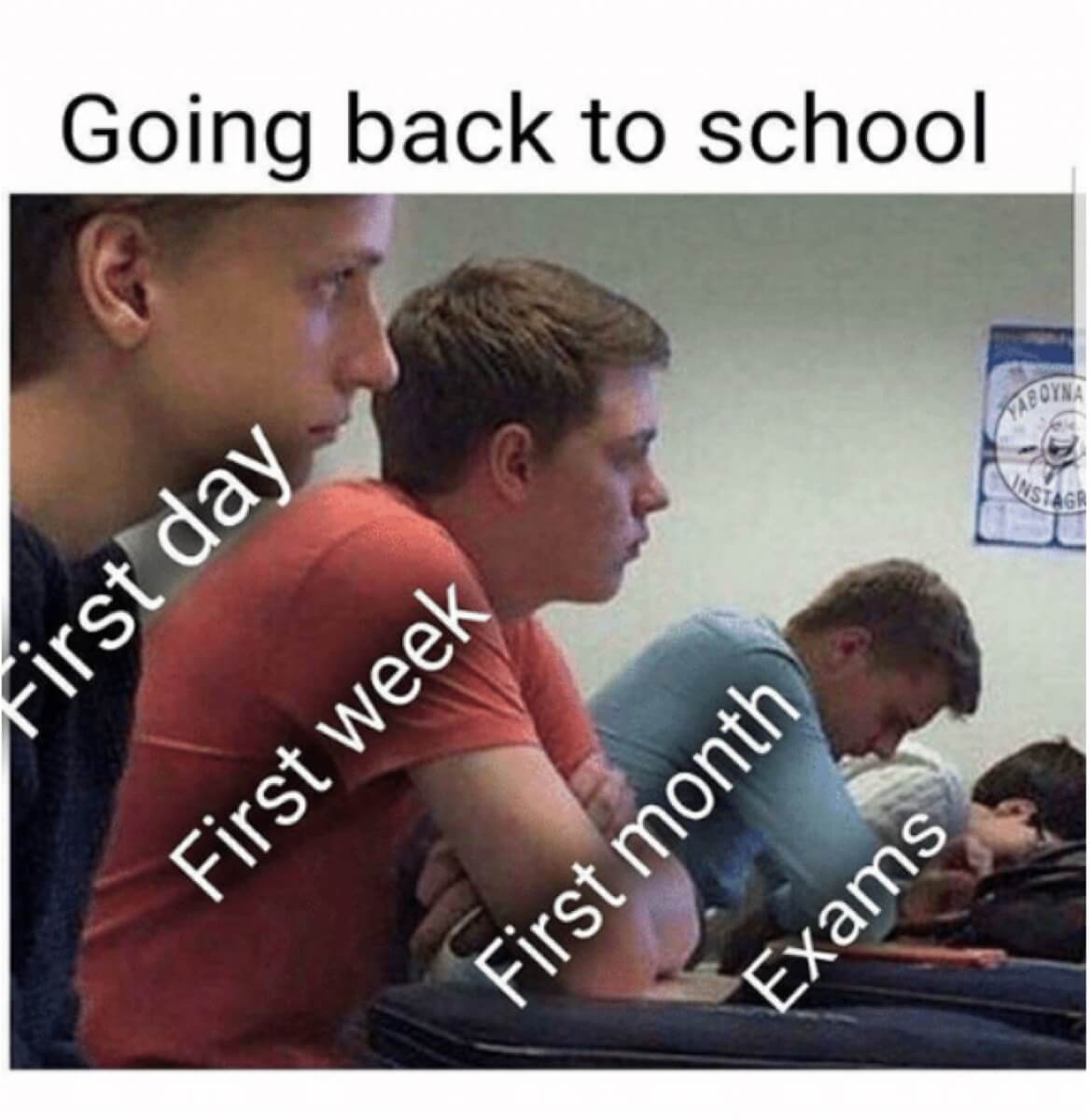 back to school overtime meme