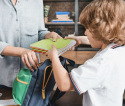 getting ready for school