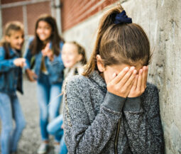 little girl getting buillied