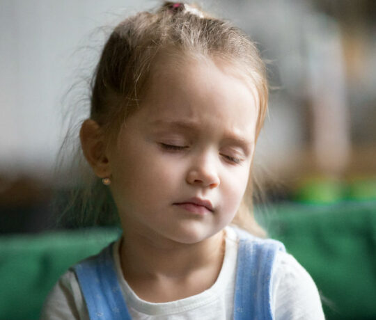 little girl headache