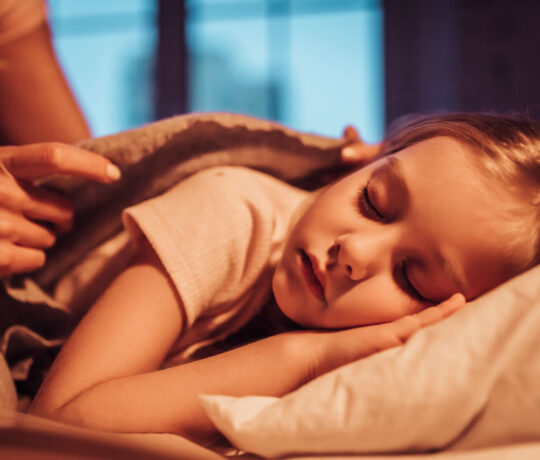 sleeping little girl