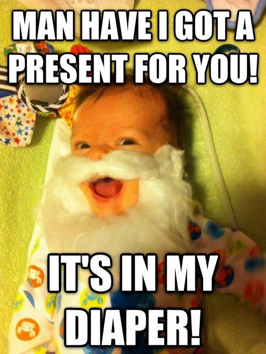 santa baby diaper meme