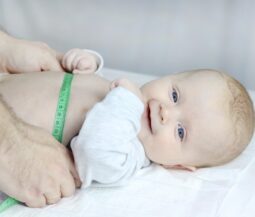 measuring baby