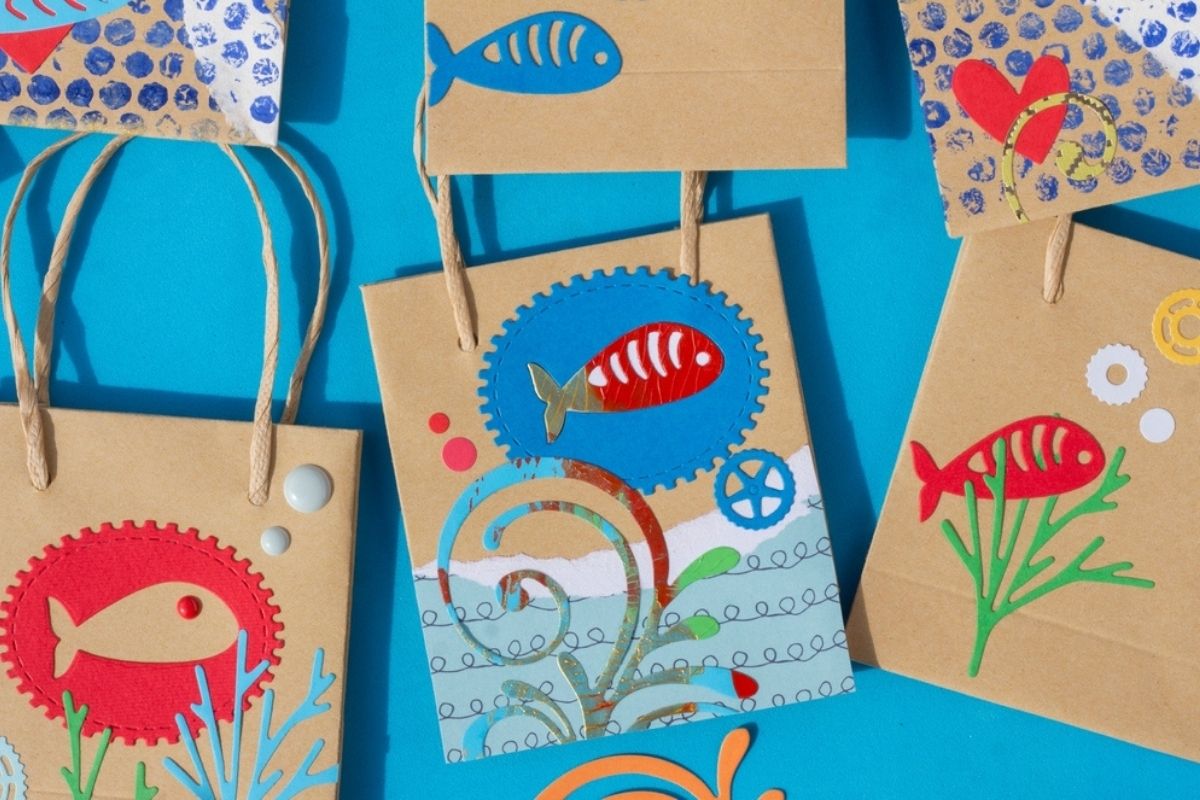 summer crafts with paper bags