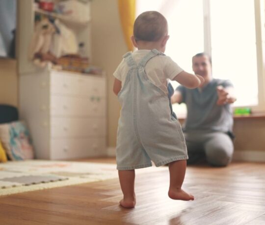 infant walking