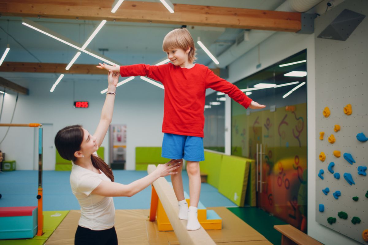 Kid gymnastics