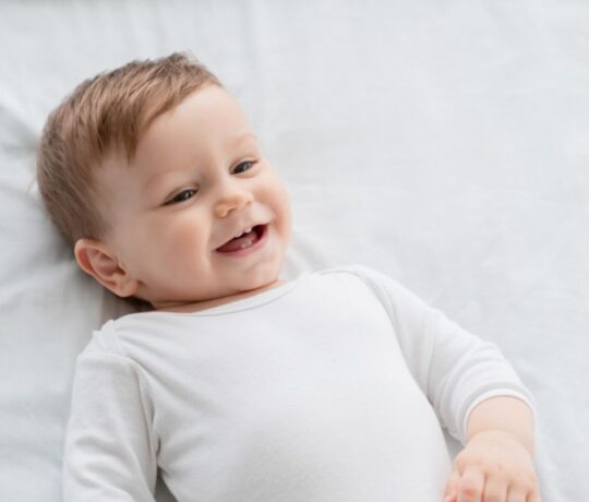 baby laughing